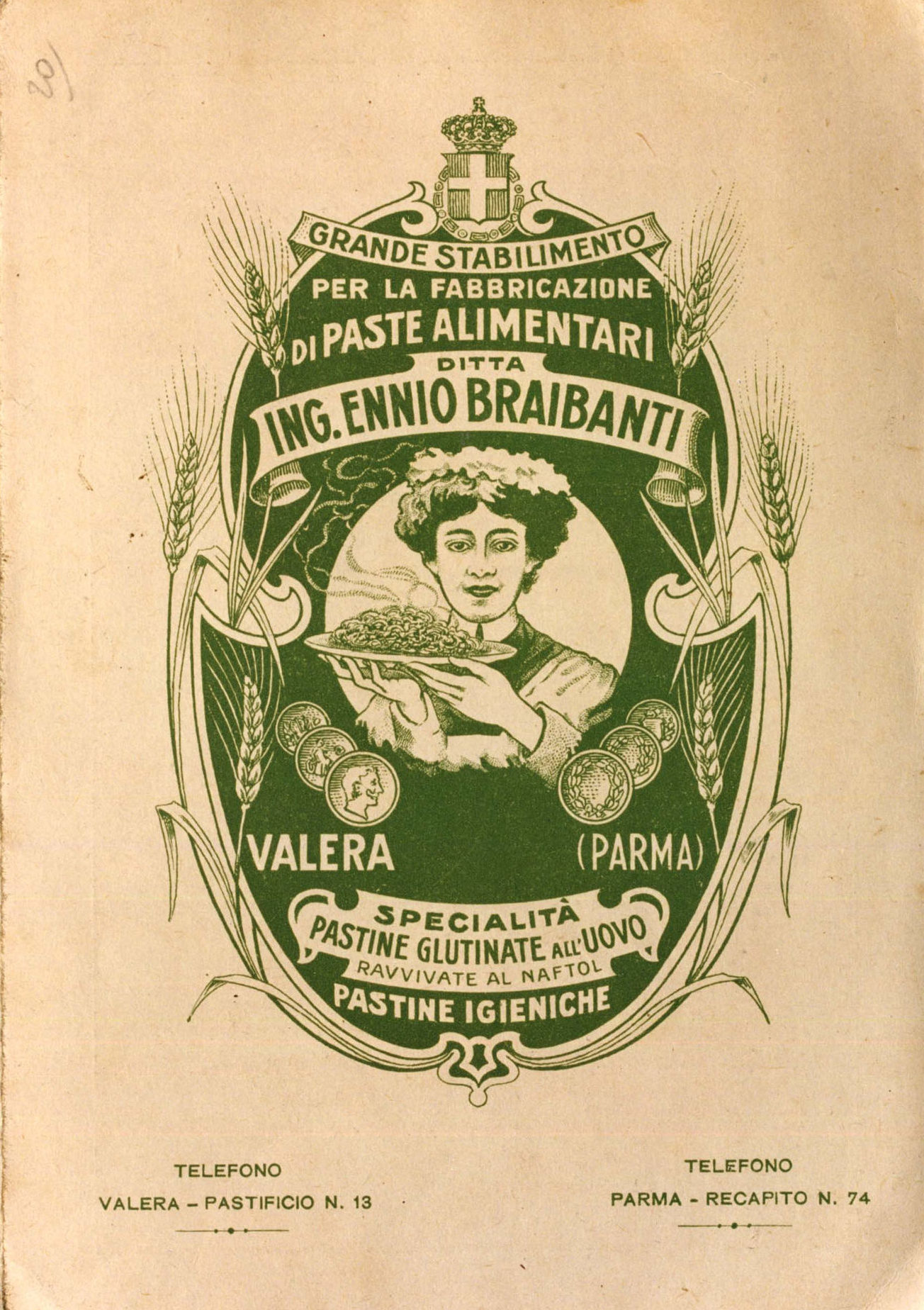 Braibanti Brand, 1920