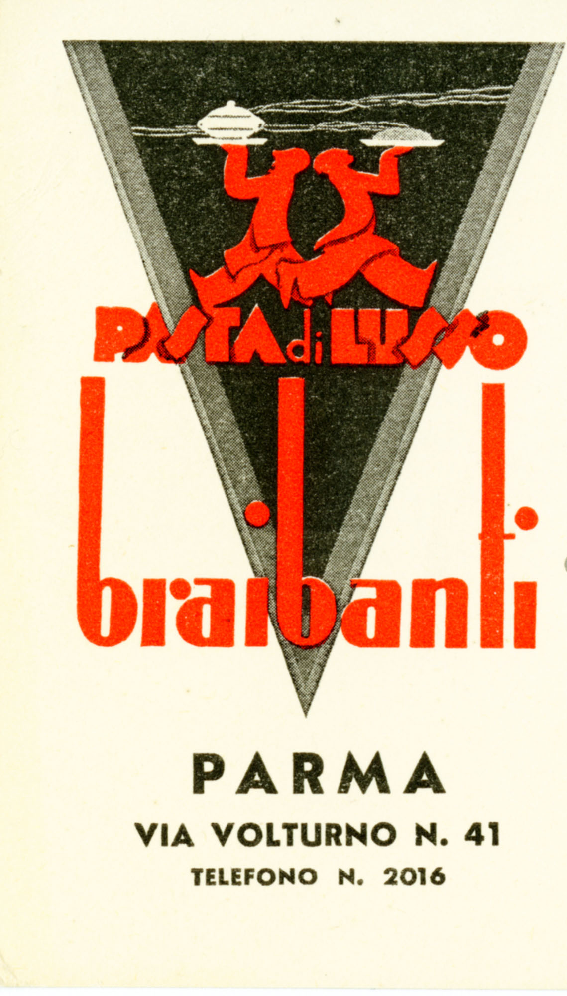 Braibanti Brand, 1938