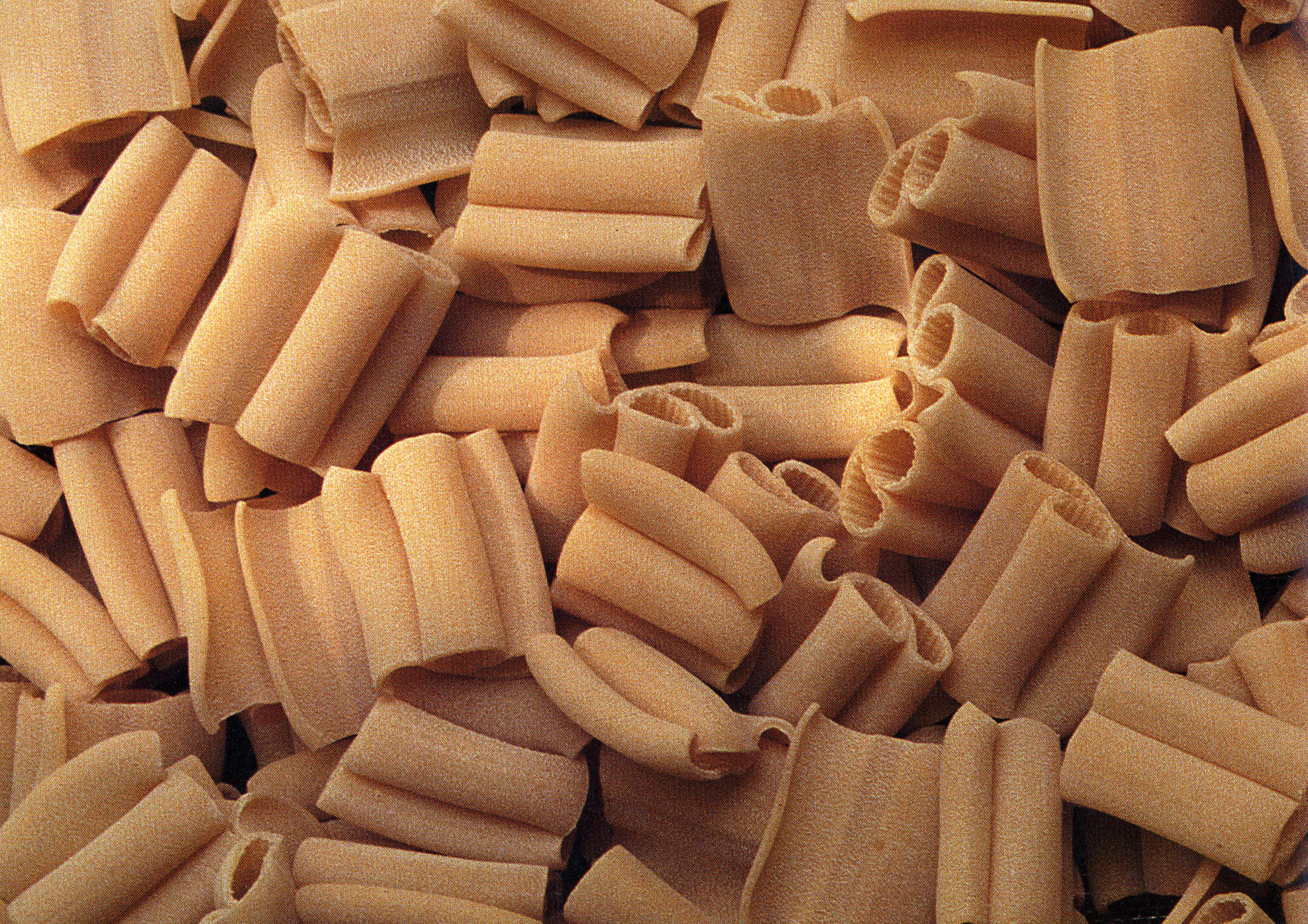 Marille, special pasta shape designed by Giorgetto Giugiaro for Voiello in 1983