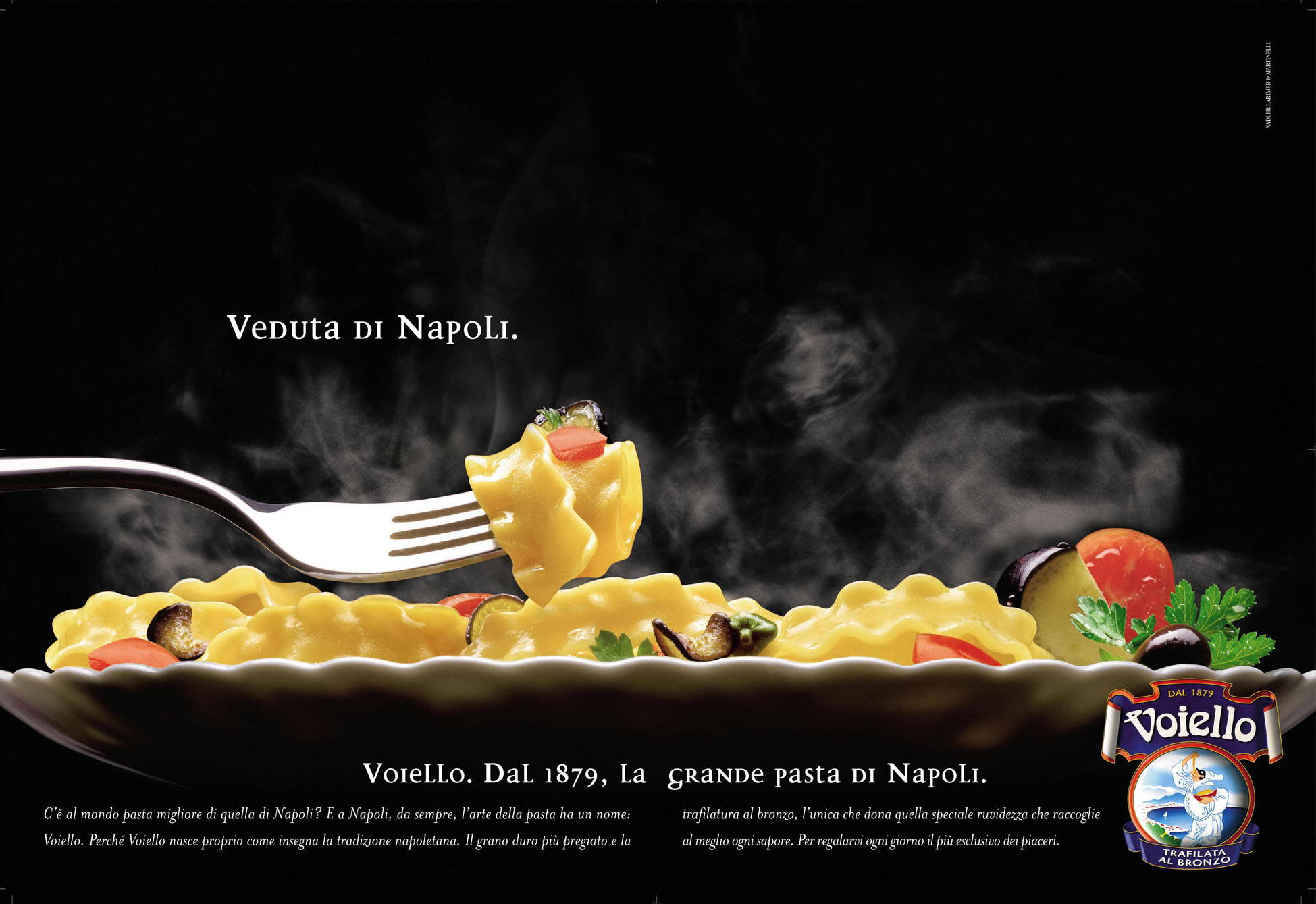 Voiello advertising campaign for Mafaldine, 2004