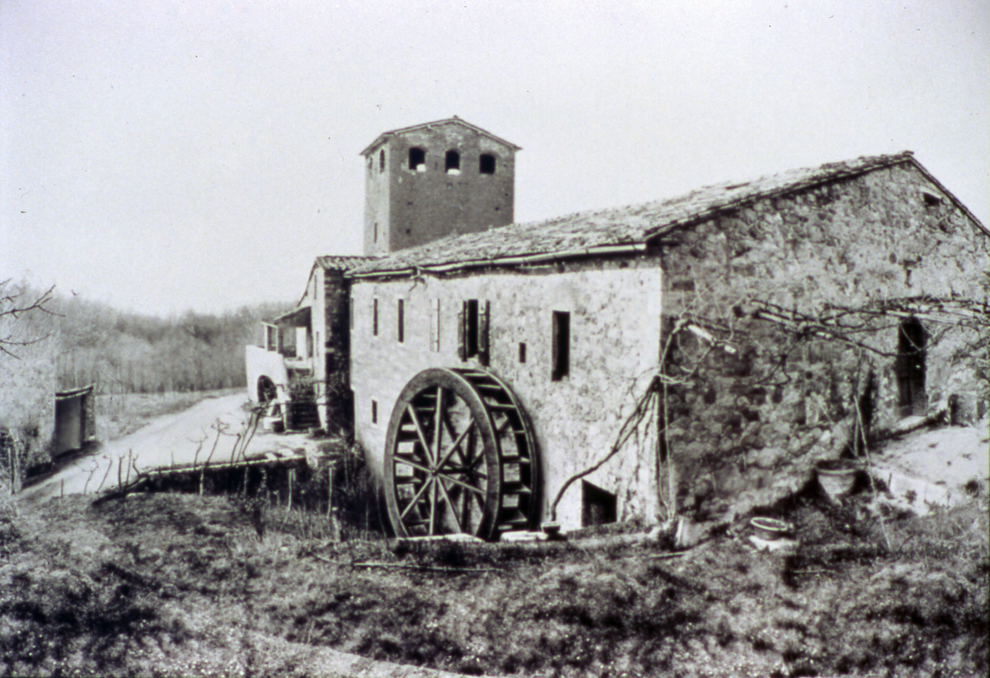 Chiusdino Mill before the interventions for the advertising setting in 1990