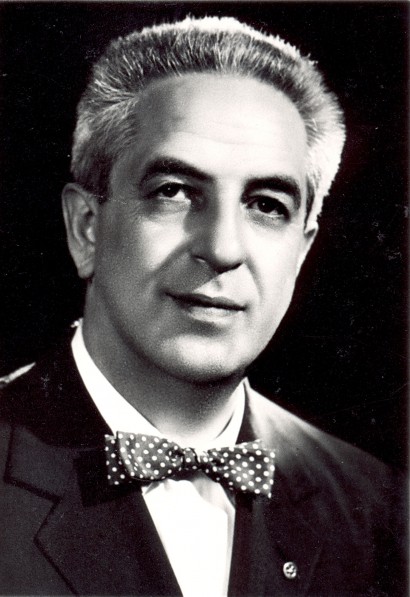 Mario Pavesi in una immagine degli anni Cinquanta del Novecento