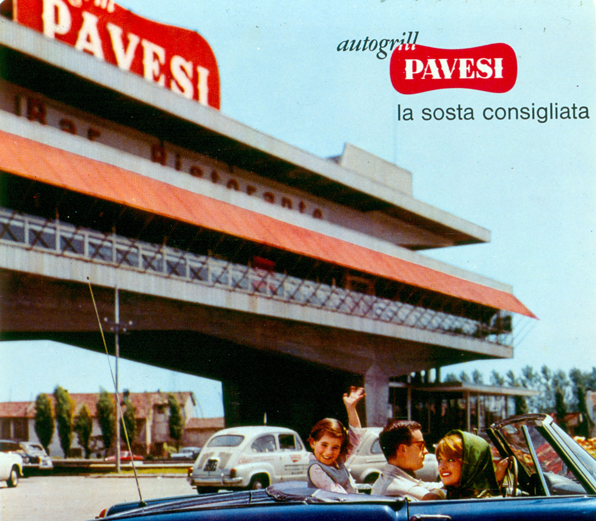 Pavesi Service Stations adv, 1962