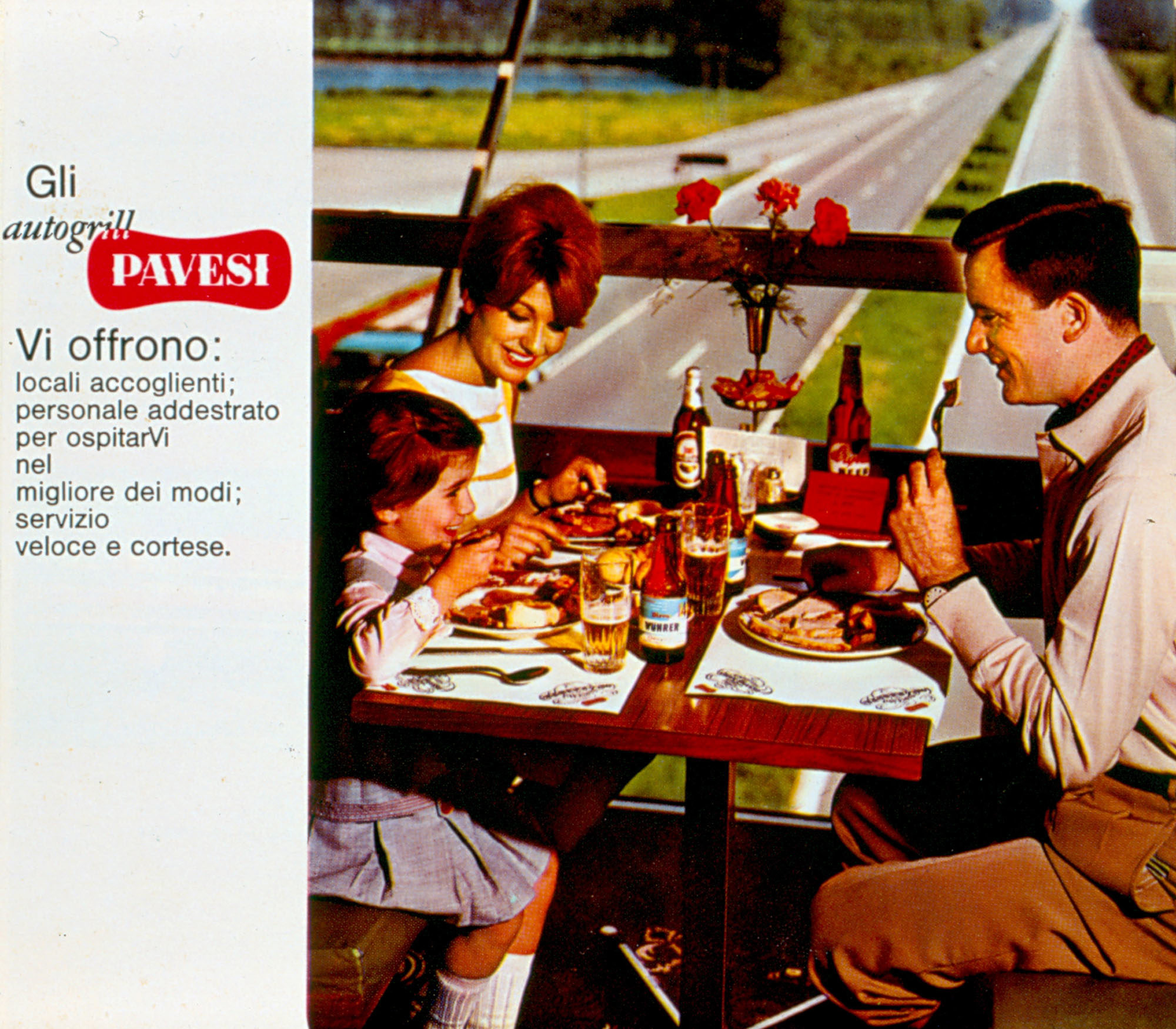 Pavesi Service Stations adv, 1963