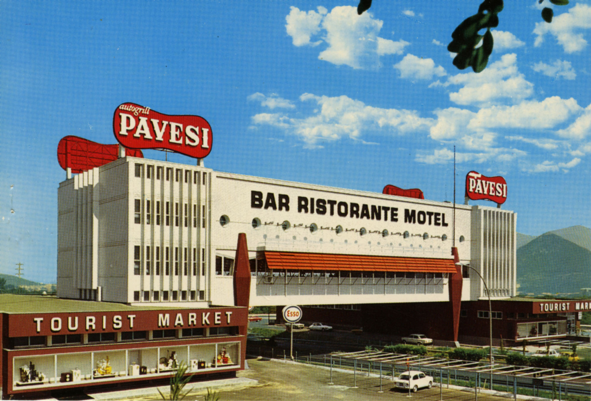 Pavesi Service Station postcard- Nocera