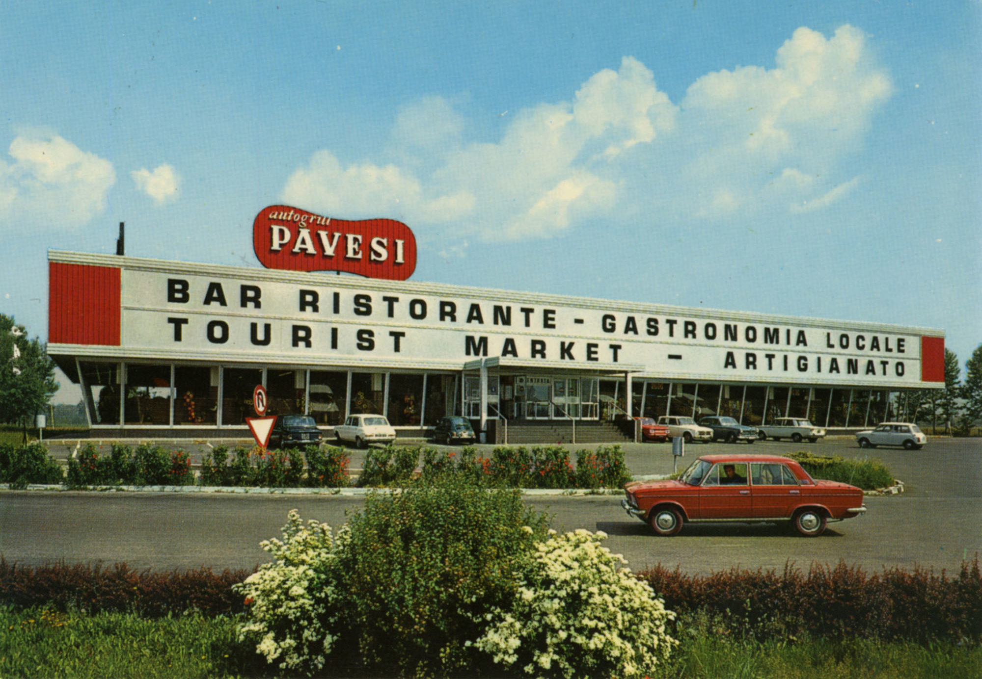 Pavesi Service Station postcard - Rezzato