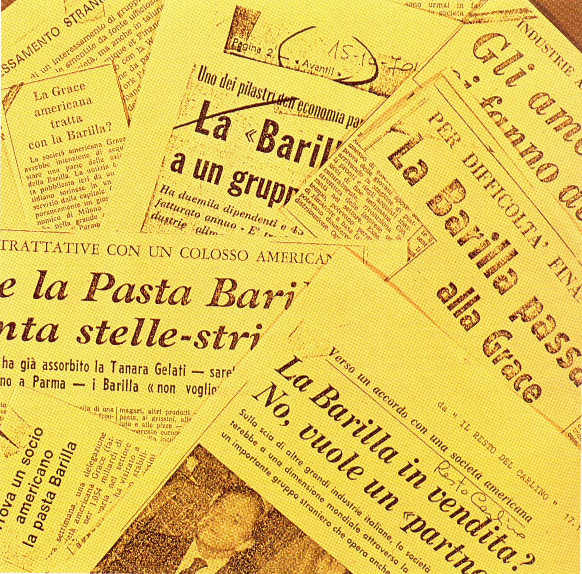 1971 - The news of the Barilla Pasta Plant's sale is on the National press