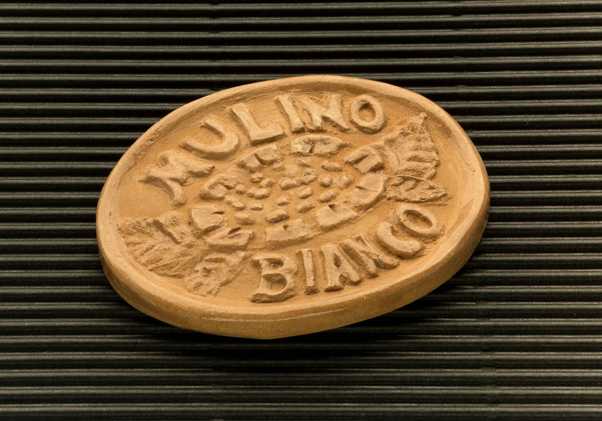 Three dimensional terracotta shapes of Mulino Bianco biscuits - 09