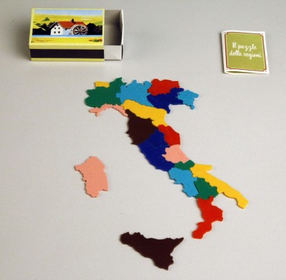 The puzzle of the Italian Regions - 1983