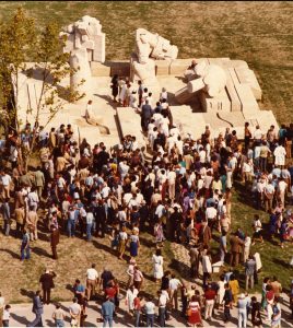 Inaugurazione Del Monumento Campi Di Grano, 28.06.1982 (Foto G. Amoretti)