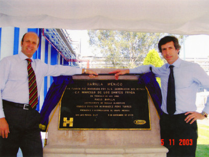 INAUGURAZIONE BARILLA MEXICO 2003