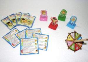 Carte, Pedine E Trottola Del Grande Gioco Del Riciclo Degli Amici Del Mulino